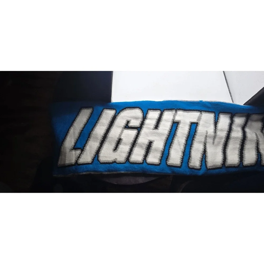 Tampa Bay Lightning Scarf Blue Gray White NHL Hockey Fan Apparel